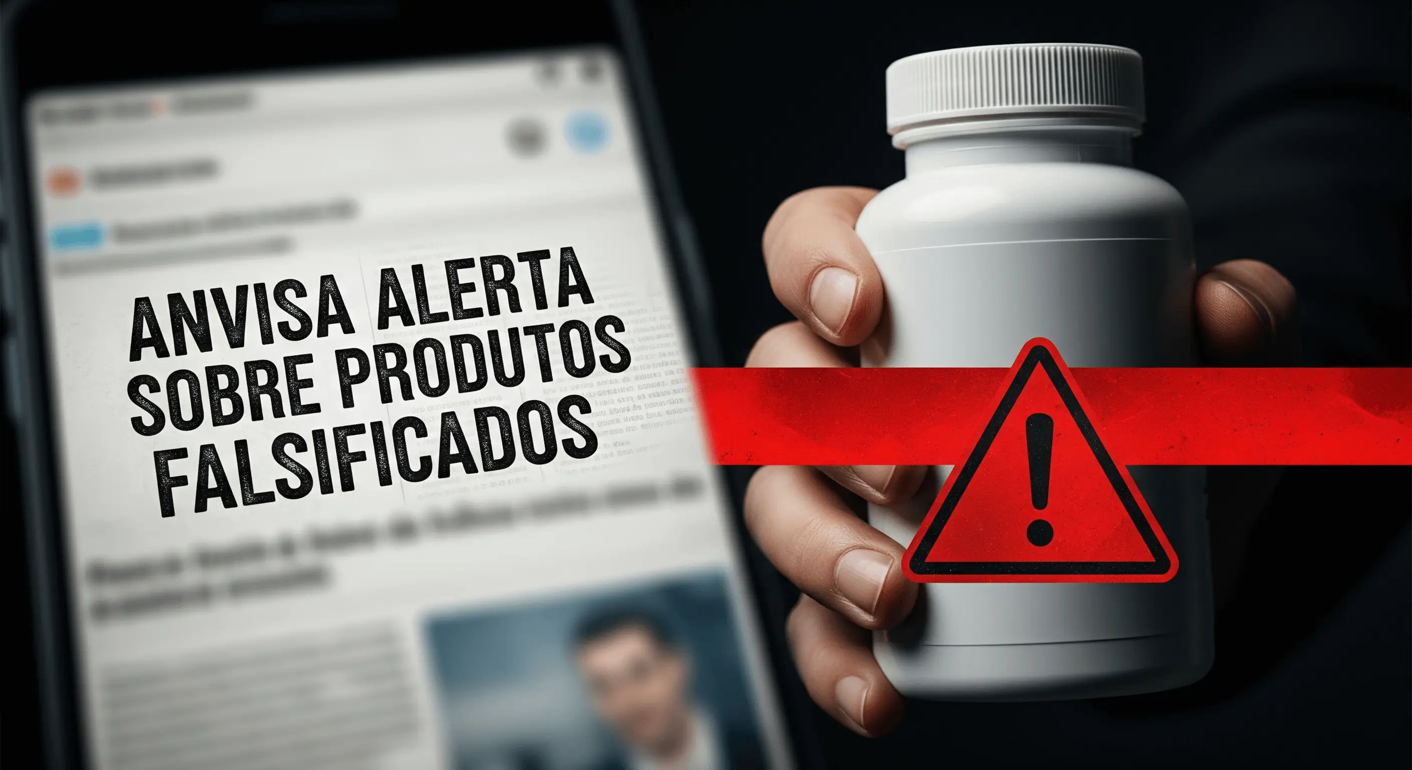 Produto original vs falsificado